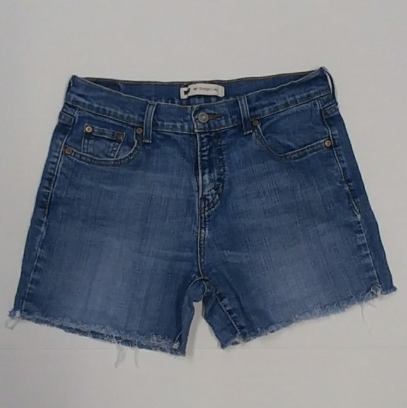 Vintage Levis 505 High Rise Cutoffs Y2k 90s 6 - Picture 2 of 7